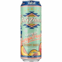 Arizona X Fallout Georgia Peach Green Tea Energy Drink - 22fl.oz (650ml)