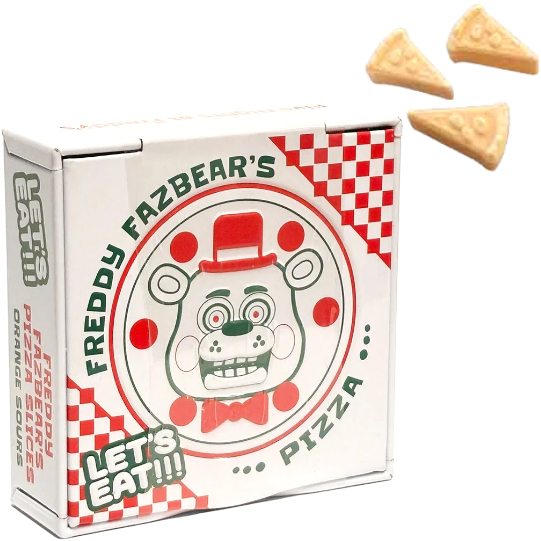 Five Nights At Freddy's Freddy Fazbear's Pizza Sours Candy Tin - 1.2oz (34g) 3 Five Nights At Freddy's Freddy Fazbear's Pizza Sours Candy Tin - 1.2oz (34g)