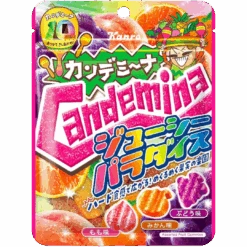 Kanro Candemina Juicy Paradise Fizzy Candy (Japan) - 2.54oz (72g)