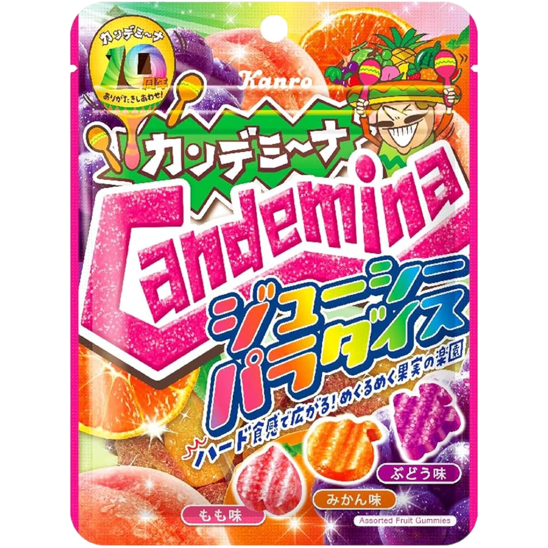 Kanro Candemina Juicy Paradise Fizzy Candy (Japan) - 2.54oz (72g) 3 Kanro Candemina Juicy Paradise Fizzy Candy (Japan) - 2.54oz (72g)