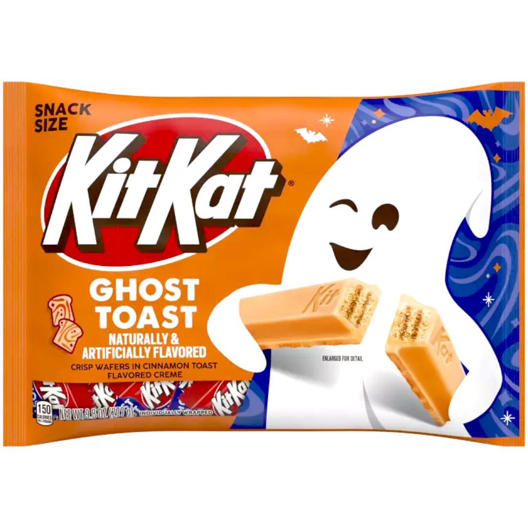 Kit Kit Ghost Toast Cinnamon Toast Share Bag (Halloween Limited Edition) - 9.8oz (277g) 3 Kit Kit Ghost Toast Cinnamon Toast Share Bag (Halloween Limited Edition) - 9.8oz (277g)