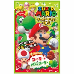 Nobel Super Mario Cola & Melon Soda Gummies (Japan) - 1.76oz (50g)