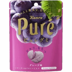 Kanro Pure Kyoho Grape Fizzy Gummy (Japan) - 1.98oz (56g)