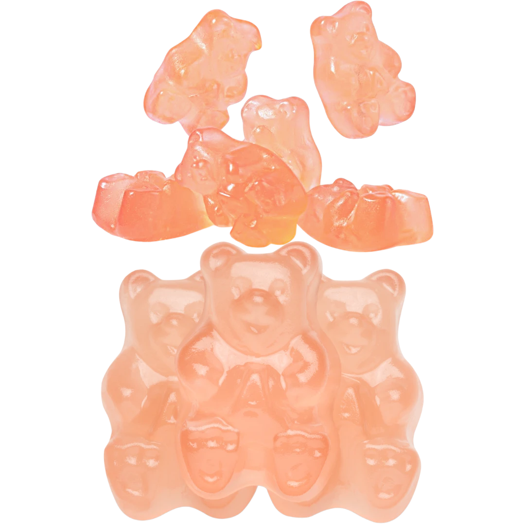 Pink Grapefruit Gummy Bears 4 Pink Grapefruit Gummy Bears - Image 2