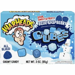 Warheads Blue Raspberry Cubes Theatre Box - 3oz (85g)