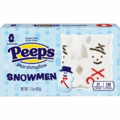 Peeps Marshmallow Snowmen 3 Pack (Christmas Limited Edition) - 1.5oz (42g)