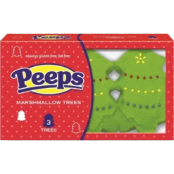 Peeps Marshmallow Christmas Trees 3 Pack (Christmas Limited Edition) - 1.5oz (42g)