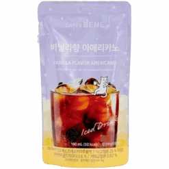 Caffe Bene Iced Vanilla Americano Coffee Pouch (Korea) - 6.4fl.oz (190ml)