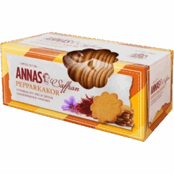 Annas Pepparkakor Saffran (Gingerbread & Saffron Bun Christmas Cookies) (Swedish) - 5.2oz (150g)