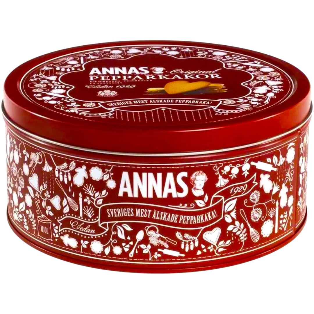 Annas Original Family Tin (Gingerbread Christmas Cookies) (Swedish) - 15oz (425g) 3 Annas Original Family Tin (Gingerbread Christmas Cookies) (Swedish) - 15oz (425g)