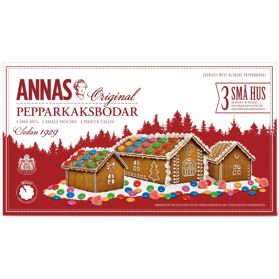 Annas Pepparkaksbodar (Gingerbread Village) (Swedish) - 9.5oz (270g) 3 Annas Pepparkaksbodar (Gingerbread Village) (Swedish) - 9.5oz (270g)