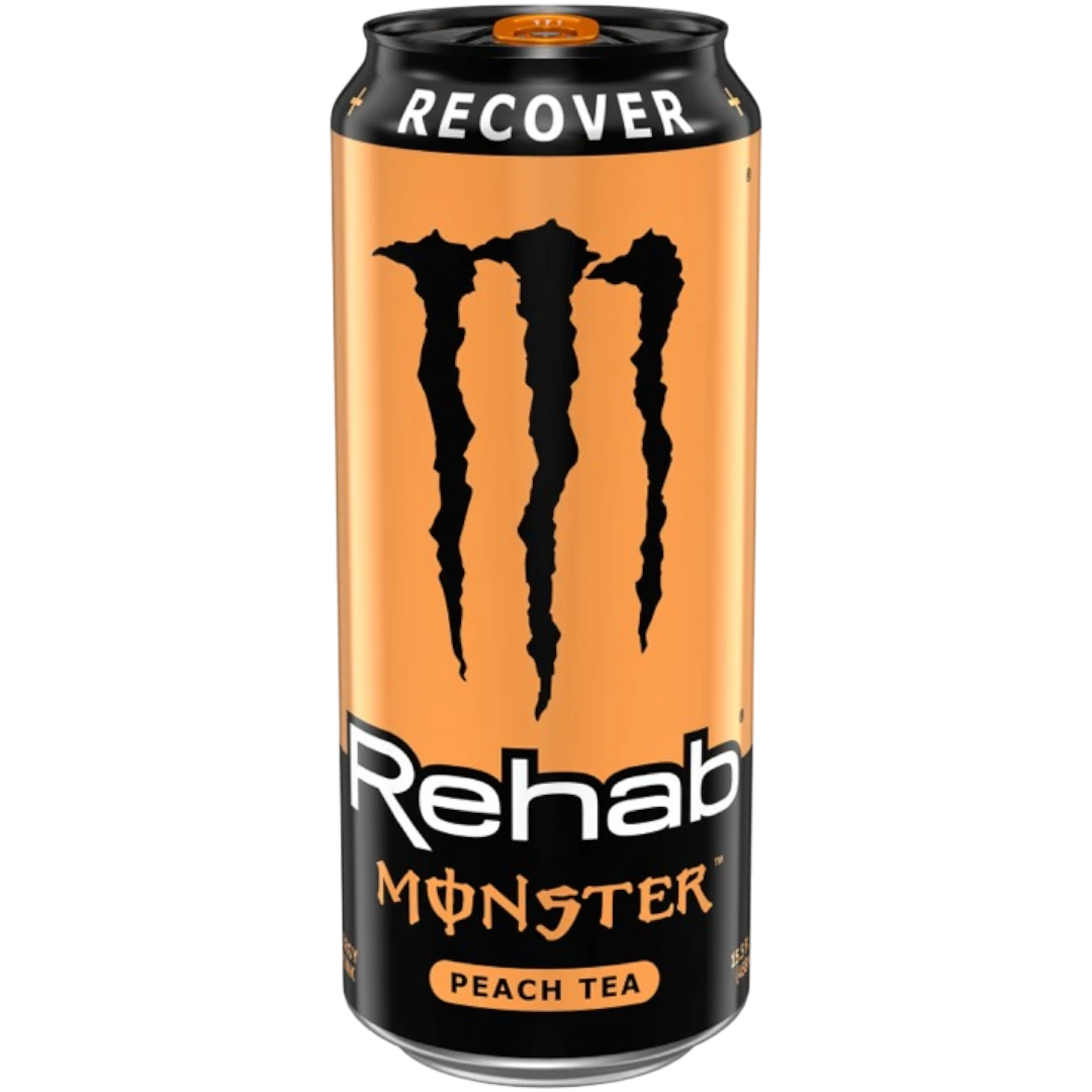 Monster Rehab Peach Tea (USA Version) - 15.5fl.oz (458ml) 3 Monster Rehab Peach Tea (USA Version) - 15.5fl.oz (458ml)