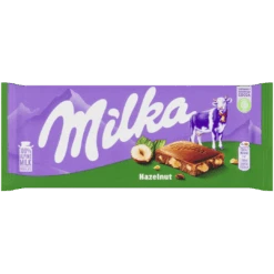Milka Hazelnut Chocolate Bar - 3.5oz (100g)
