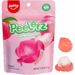 Amos Peelerz Peach Share Bag - 6oz (170g)