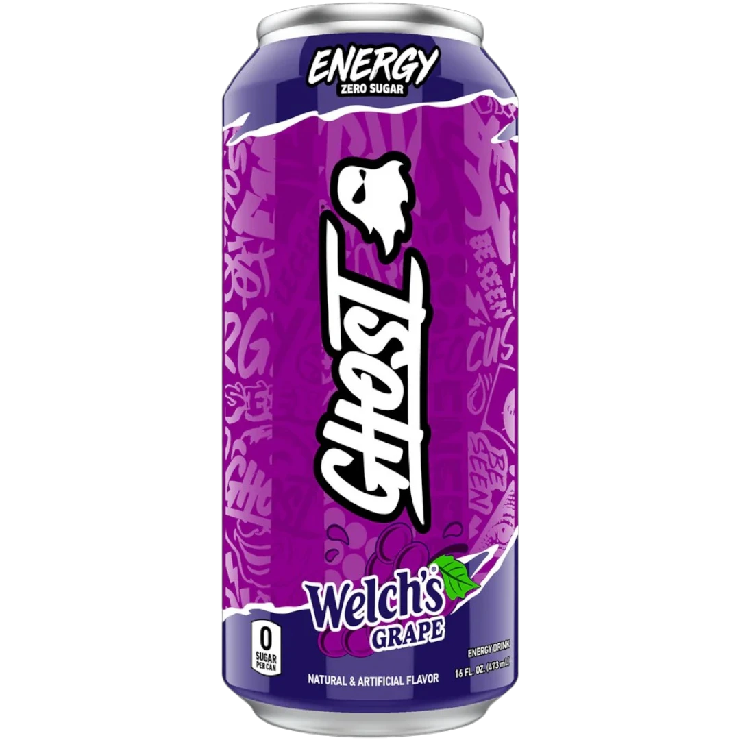 Ghost Energy Welch's Grape Flavour - 16fl.oz (473ml) 3 Ghost Energy Welch's Grape Flavour - 16fl.oz (473ml)