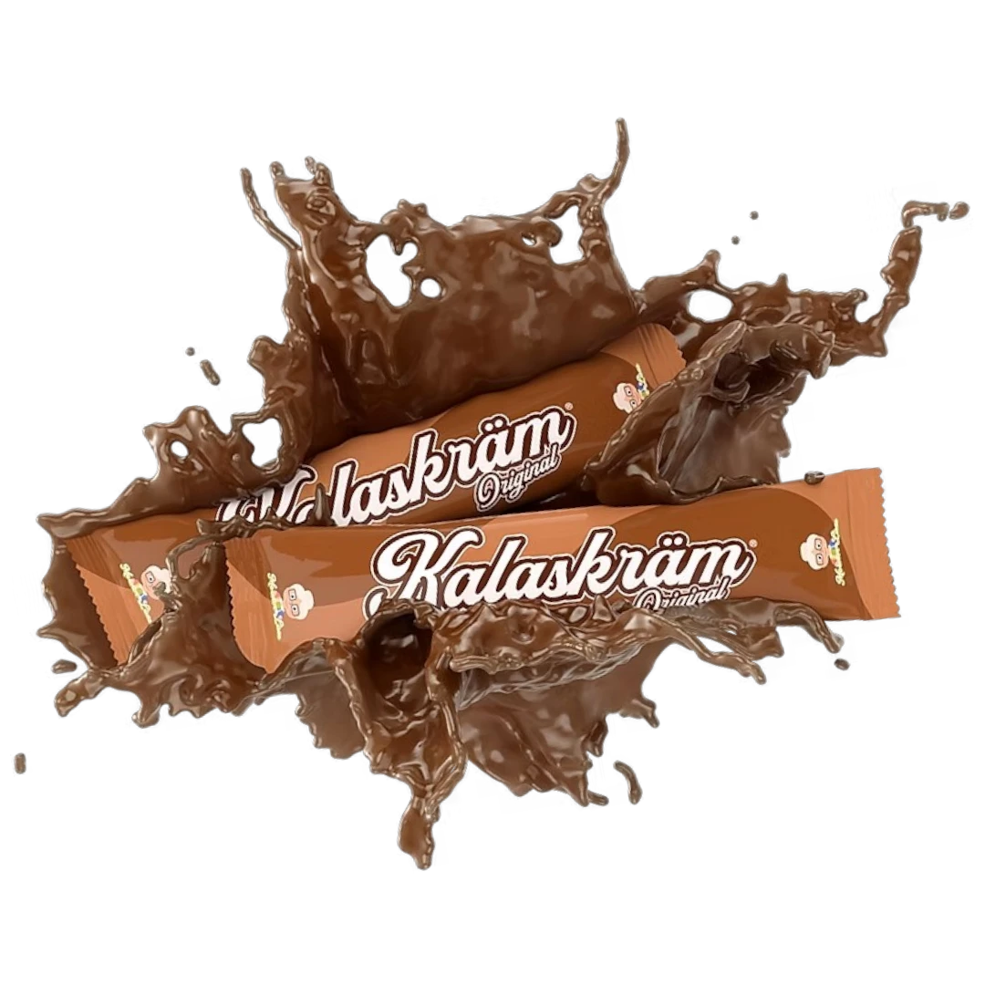 Kalaskräm Original (Chocolate Hazelnut Cream Sachets) (Swedish) 3 Kalaskräm Original (Chocolate Hazelnut Cream Sachets) (Swedish)