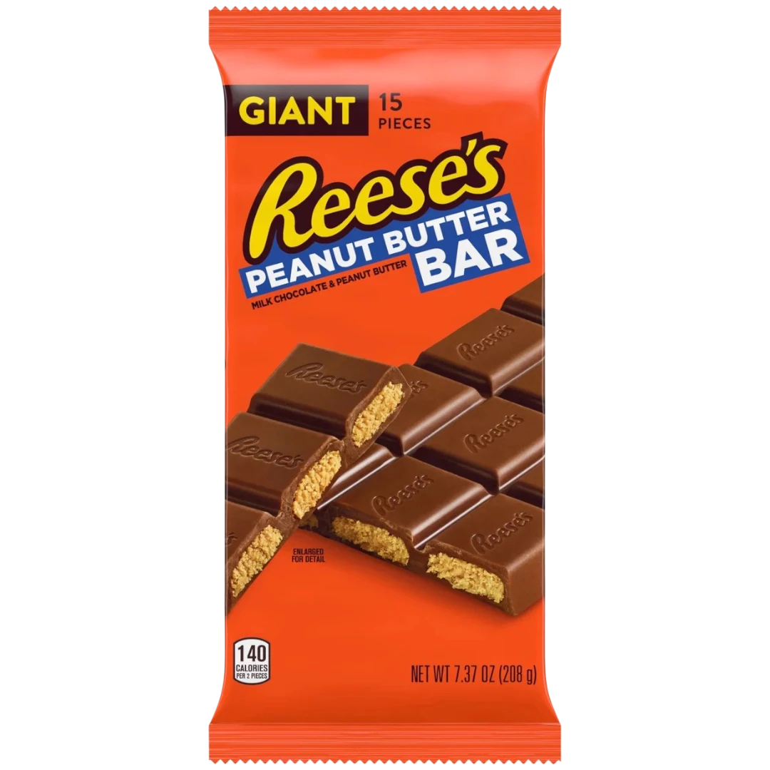 Reese's Peanut Butter GIANT Bar - 7.37oz (208g) 3 Reese's Peanut Butter GIANT Bar - 7.37oz (208g)