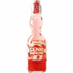 Genki Strawberry Ramune Soda (Japan) - 6.8fl.oz (200ml)