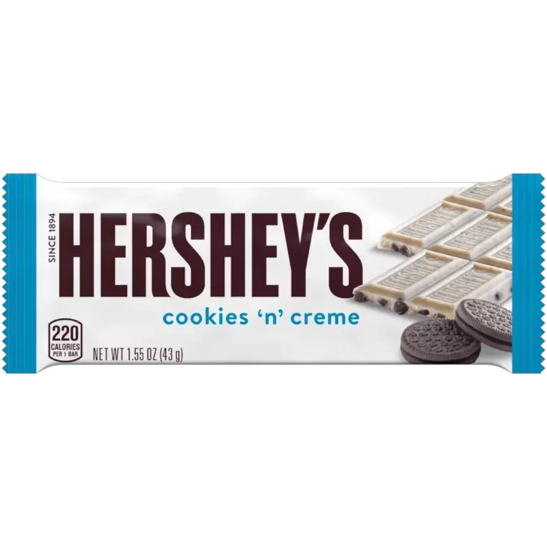 Hershey's Cookies 'N' Creme Bar - 1.55oz (43g) 3 Hershey's Cookies 'N' Creme Bar - 1.55oz (43g)