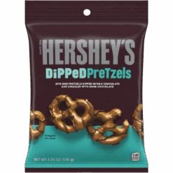 Hershey's Milk Chocolate Dipped Pretzels - 4.25oz (120g)