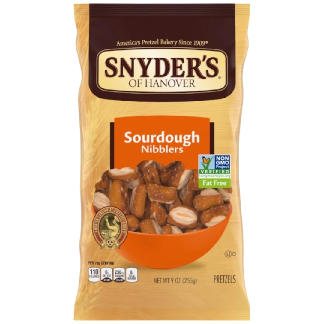 Snyder's Pretzel Sourdough Nibblers- 9oz (255g) 3 Snyder's Pretzel Sourdough Nibblers- 9oz (255g)