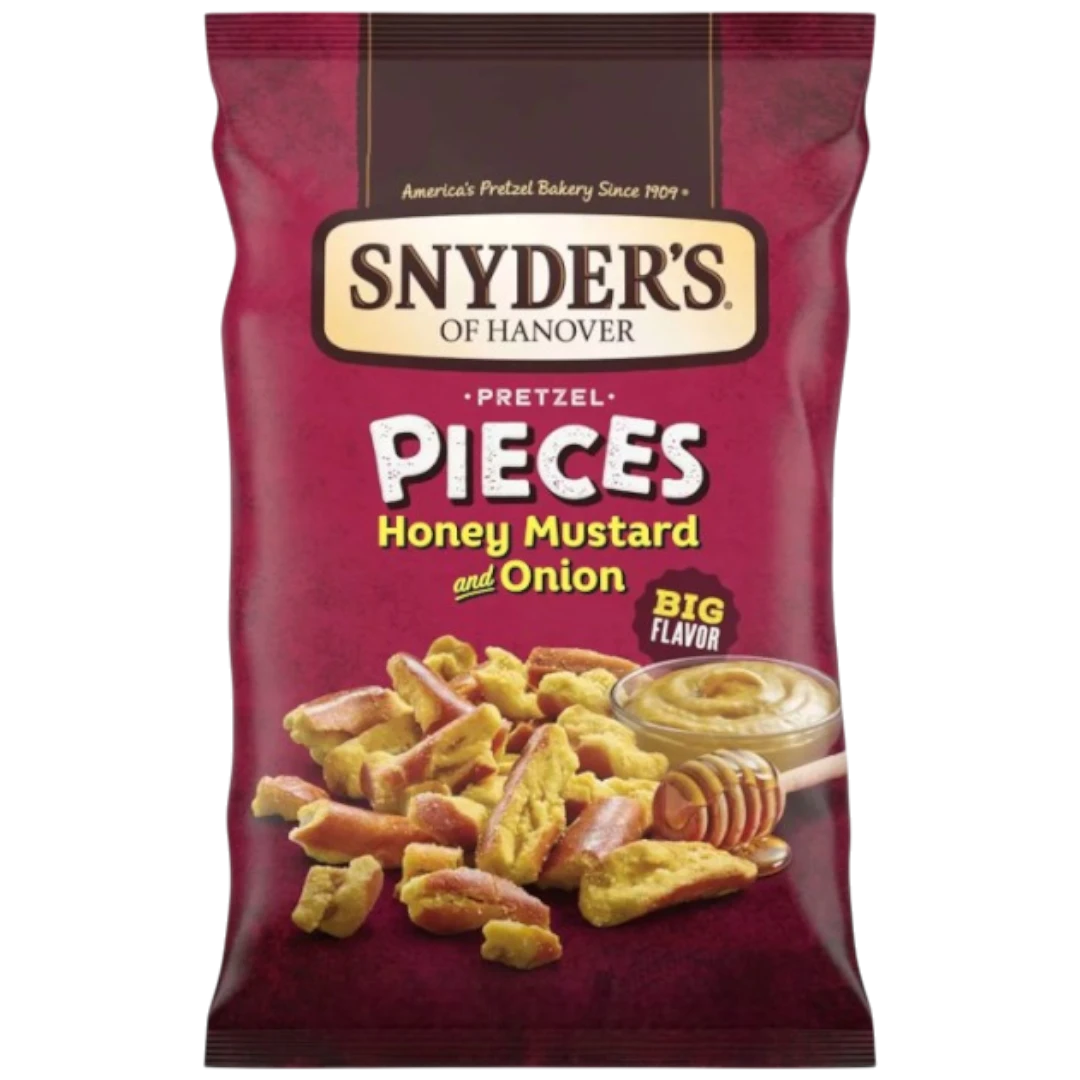 Snyder's Pretzel Pieces Honey Mustard & Onion Flavour - 11.2oz (318g) 3 Snyder's Pretzel Pieces Honey Mustard & Onion Flavour - 11.2oz (318g)