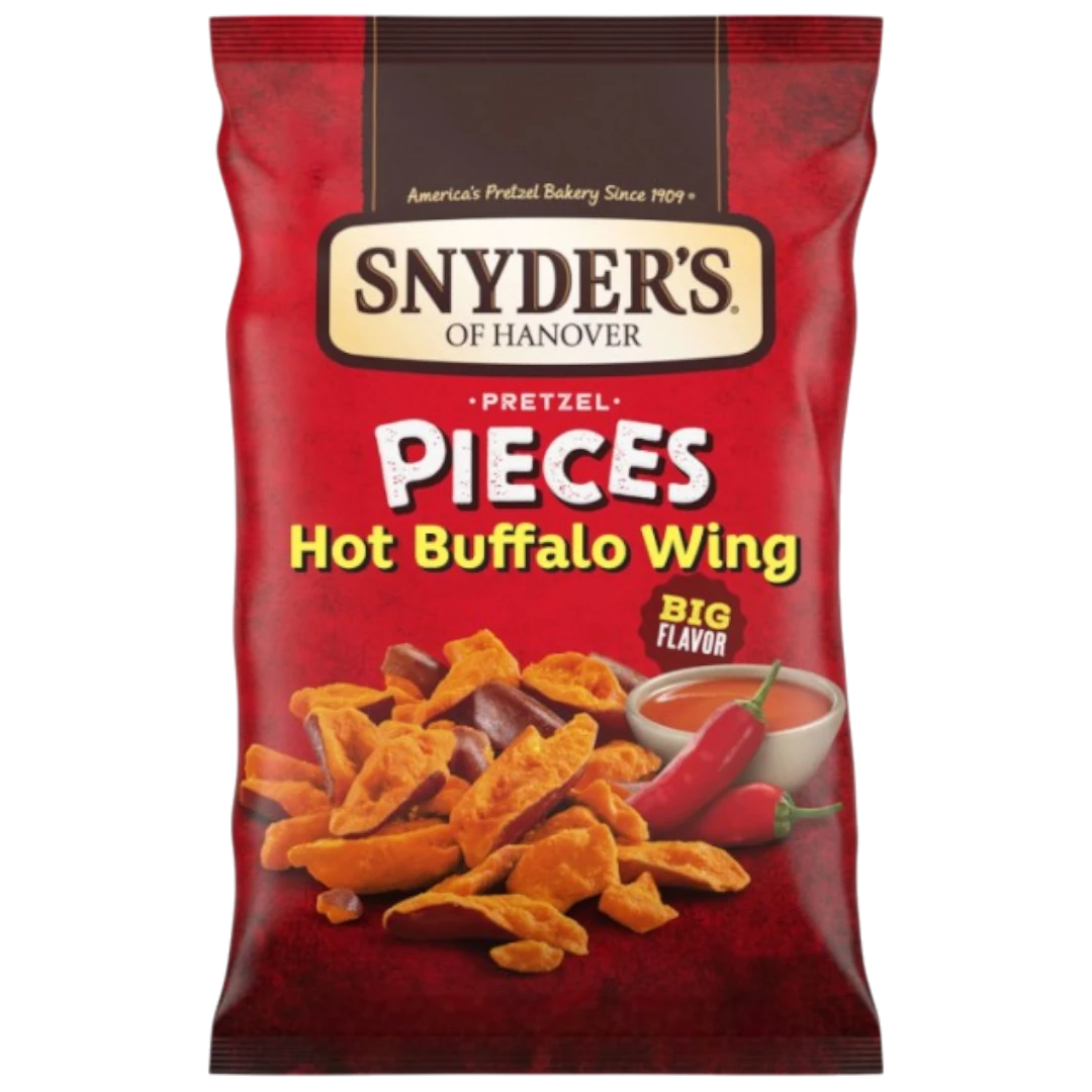 Snyder's Pretzel Pieces Hot Buffalo Wings Flavour - 11.2oz (318g) 3 Snyder's Pretzel Pieces Hot Buffalo Wings Flavour - 11.2oz (318g)