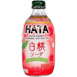 Hatakosen White Peach Soda Glass Bottle - 10.1fl.oz (300ml)
