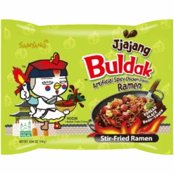 Samyang Buldak Jjajang (Korean Black Bean Sauce) Hot Chicken Flavour Ramen - 4.94oz (140g)