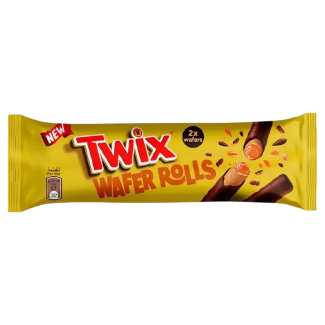 Twix Wafer Rolls (Dubai) - 0.79oz (22.5g) 3 Twix Wafer Rolls (Dubai) - 0.79oz (22.5g)