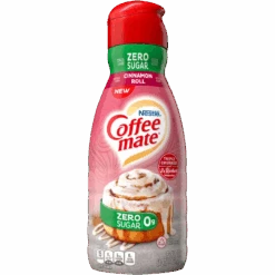 Coffee Mate Cinnamon Roll Zero Sugar Liquid Creamer Big Bottle - 32fl.oz (946ml)