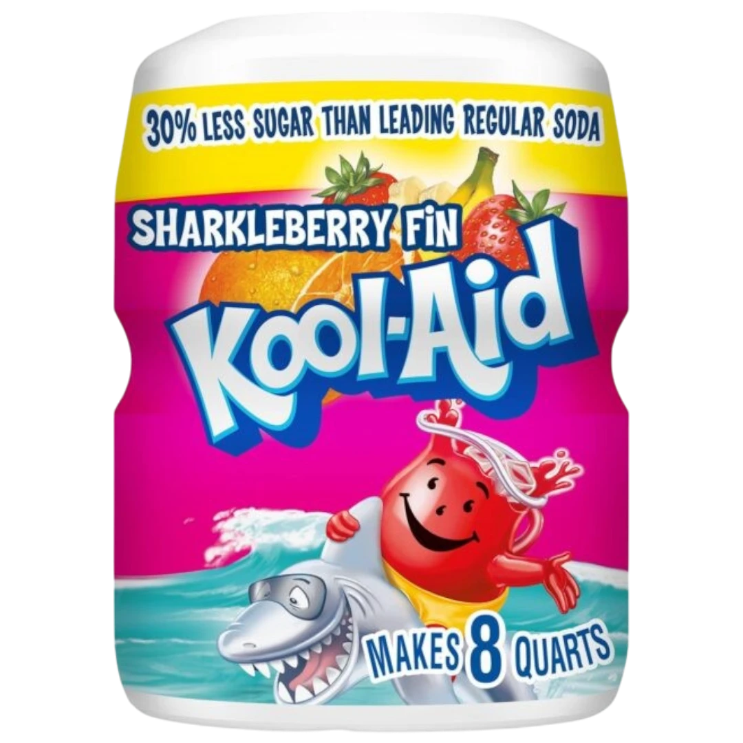 Kool Aid Sharkleberry Fin Mix Tub - 19oz (538g) 3 Kool Aid Sharkleberry Fin Mix Tub - 19oz (538g)