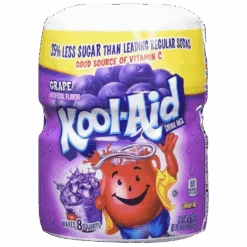 Kool Aid Grape Mix Tub - 19oz (538g)