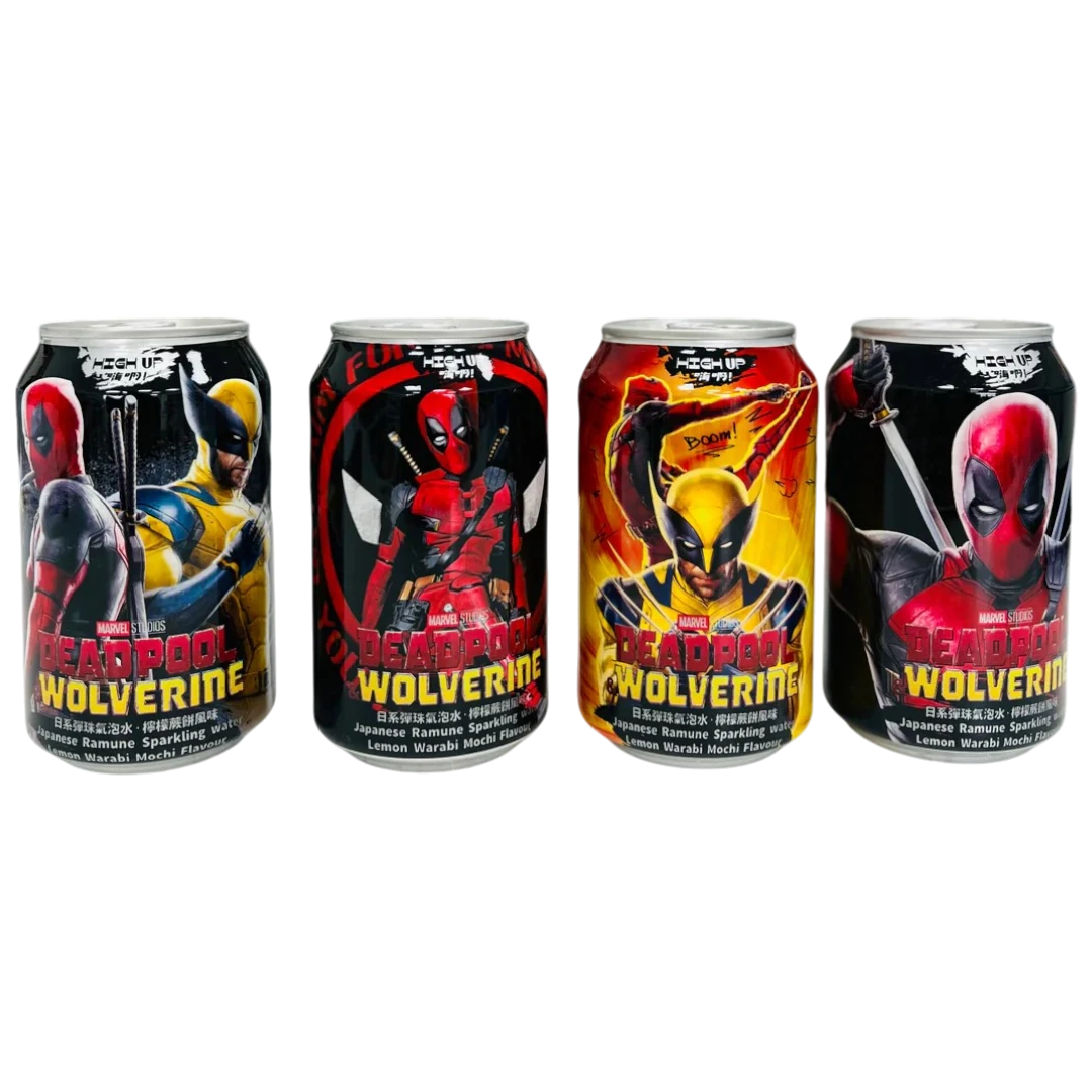Deadpool & Wolverine Lemon Warabi Mochi Ramune (Japan) - 11.58fl.oz (330ml) 3 Deadpool & Wolverine Lemon Warabi Mochi Ramune (Japan) - 11.58fl.oz (330ml)