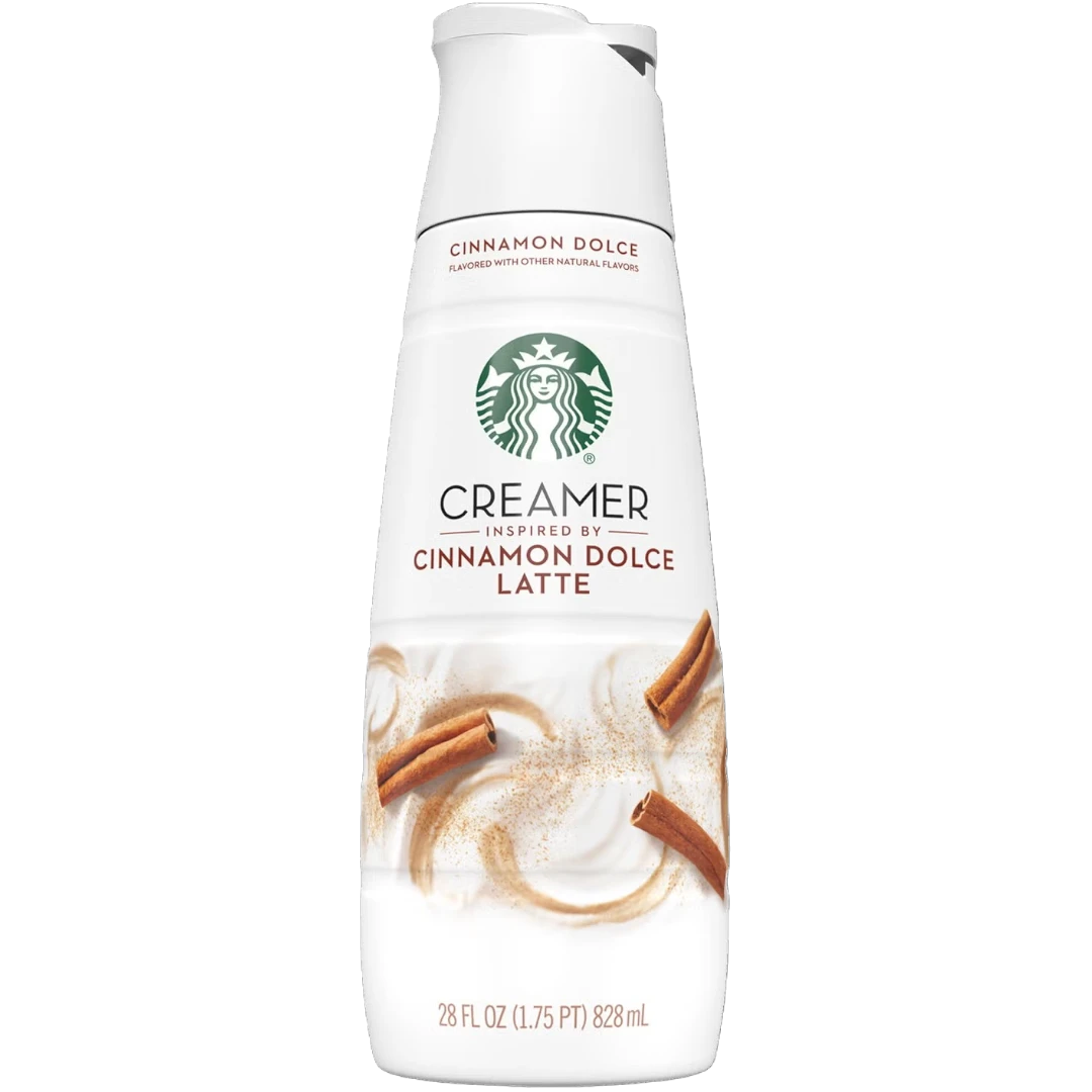 Starbucks Cinnamon Dolce Latte Liquid Creamer Big Bottle - 28fl.oz (828ml) 3 Starbucks Cinnamon Dolce Latte Liquid Creamer Big Bottle - 28fl.oz (828ml)
