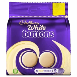 Cadbury White Chocolate Buttons Bag - 3oz (85g)