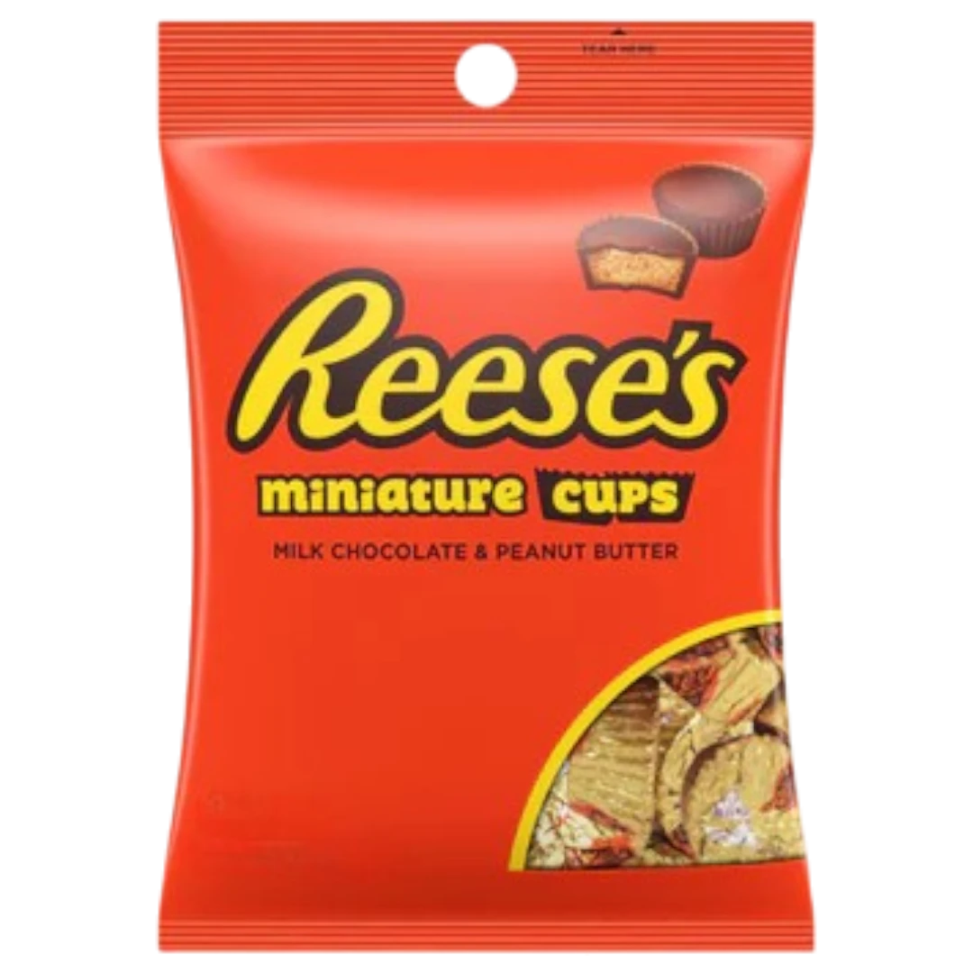 Reese's Peanut Butter Cup Miniatures Peg Bag - 4.62oz (131g) 3 Reese's Peanut Butter Cup Miniatures Peg Bag - 4.62oz (131g)