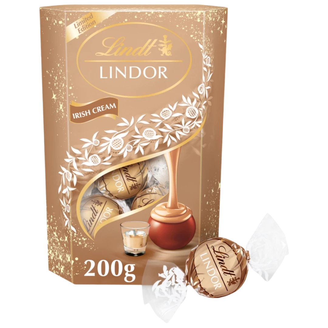 Lindt Lindor Limited Edition Irish Cream Milk Chocolate Truffles Box - 7.05oz (200g) 3 Lindt Lindor Limited Edition Irish Cream Milk Chocolate Truffles Box - 7.05oz (200g)