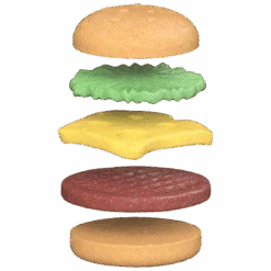 Yammiez Fizzy Mallow Burger - 1.76oz (50g)