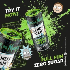 Rick And Morty Green Mix #6 Candy Can Zero Sugar (Sour Apple) - 11.15fl.oz (330ml) 9 Rick And Morty Green Mix #6 Candy Can Zero Sugar (Sour Apple) - 11.15fl.oz (330ml) -Arizona Snack Shop PHOTOROOMTRANSPARENT Photoroom 349