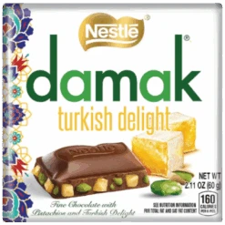 Nestlé® Nestle Damak Pistachio & Turkish Delight Chocolate Block (Turkish) - 2.12oz (60g)