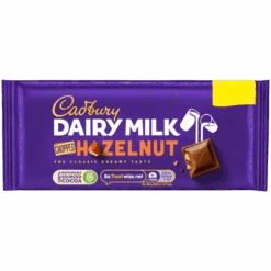 Cadbury Dairy Milk Chopped Hazelnut Chocolate Bar - 3.35oz (95g)
