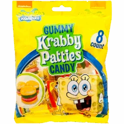 Spongebob Squarepants Gummy Krabby Patties Peg Bag - 2.54oz (72g)
