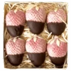 Handcrafted Belgian Chocolate Dipped White Chocolate Strawberries - 3.35oz (95g) -Arizona Snack Shop PHOTOROOMTRANSPARENT Photoroom 530