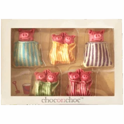 Handcrafted Belgian Chocolate Pigs In Blankets - 4.58oz (130g)