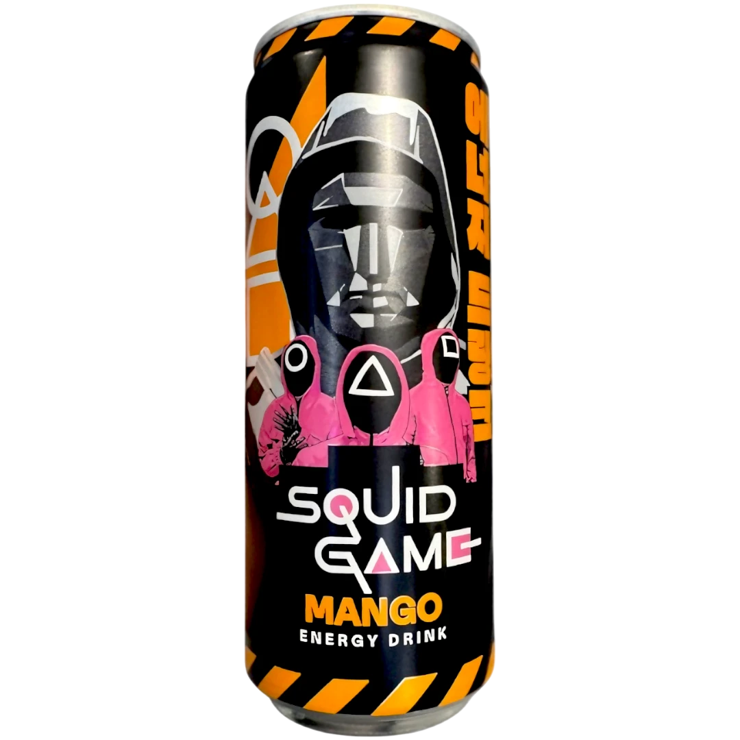 Squid Game Mango Energy Drink - 11.15fl.oz (330ml) 3 Squid Game Mango Energy Drink - 11.15fl.oz (330ml)