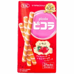 YBC Picola Egg Rolls Strawberry (Japan) - 0.86oz (24.5g)