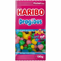 Haribo Dragibus Mix (Original & Soft) Bag (European) - 4.6oz (130g)