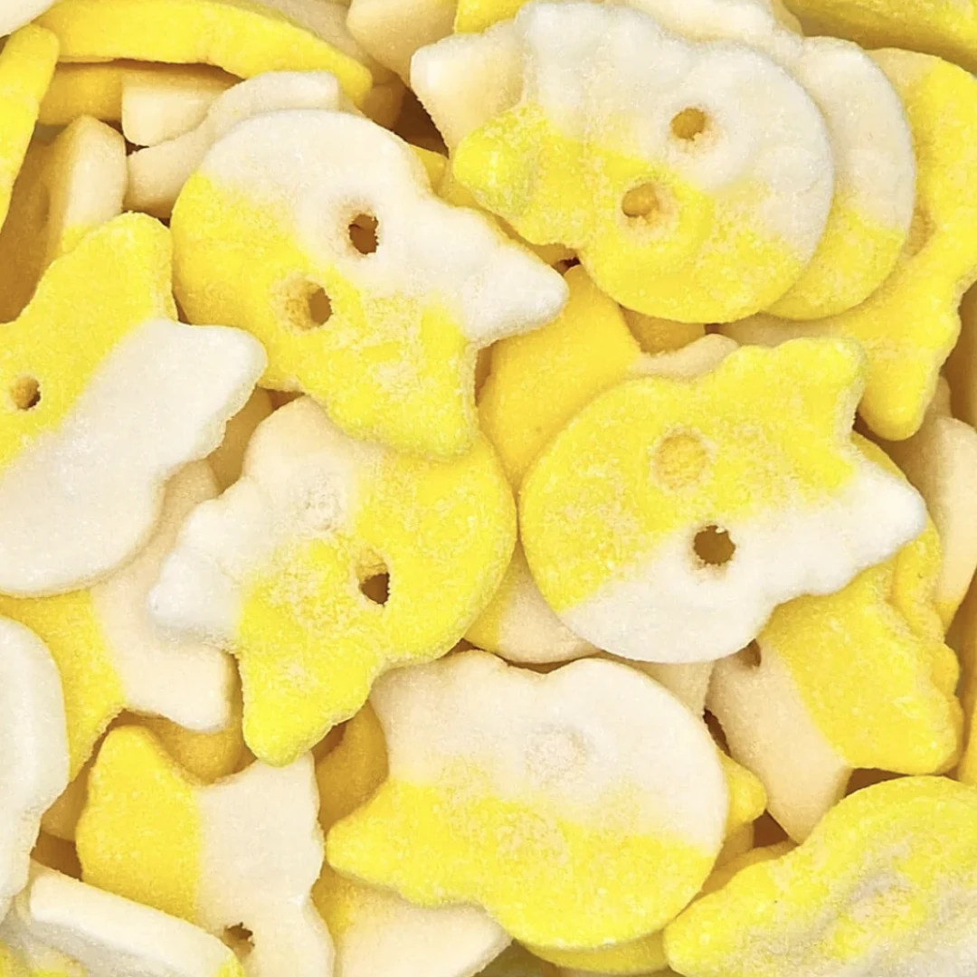 BUBS Sour Passion Pineapple Foam Skulls 3 BUBS Sour Passion Pineapple Foam Skulls