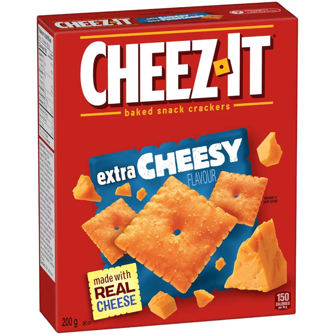 Cheez-It Extra Cheesy Big Box (Canada) - 7oz (200g) 3 Cheez-It Extra Cheesy Big Box (Canada) - 7oz (200g)